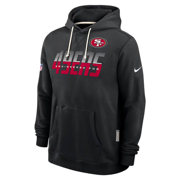 Nike Nike NFL Sweatshirts Men's Black Hooded Non Detachable Moderate