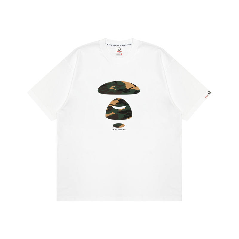 Aape T Shirts Men's Crew Neck Moderate Straight Fit