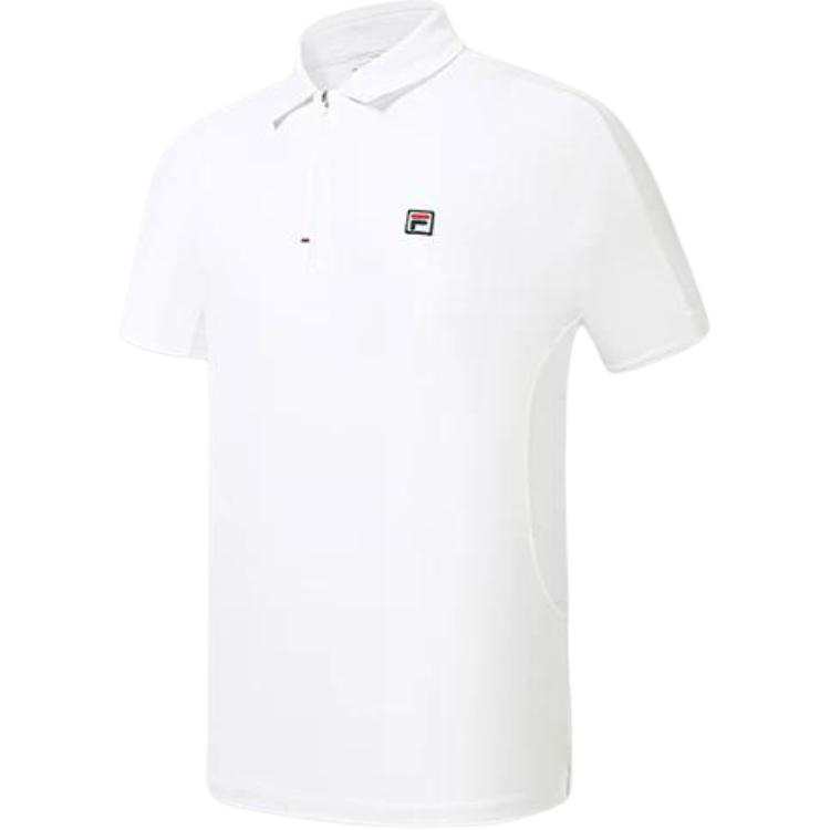 FILA Polo Shirts Men's Jade White WT Polo Collar Moderate