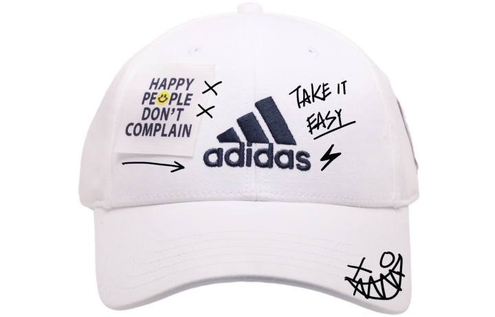 Adidas Adidas Cotton Baseball Caps Unisex White