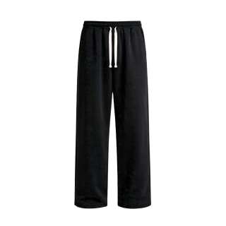 Vision Of Super Casual Pants Unisex Black Moderate Straight Fit Pants