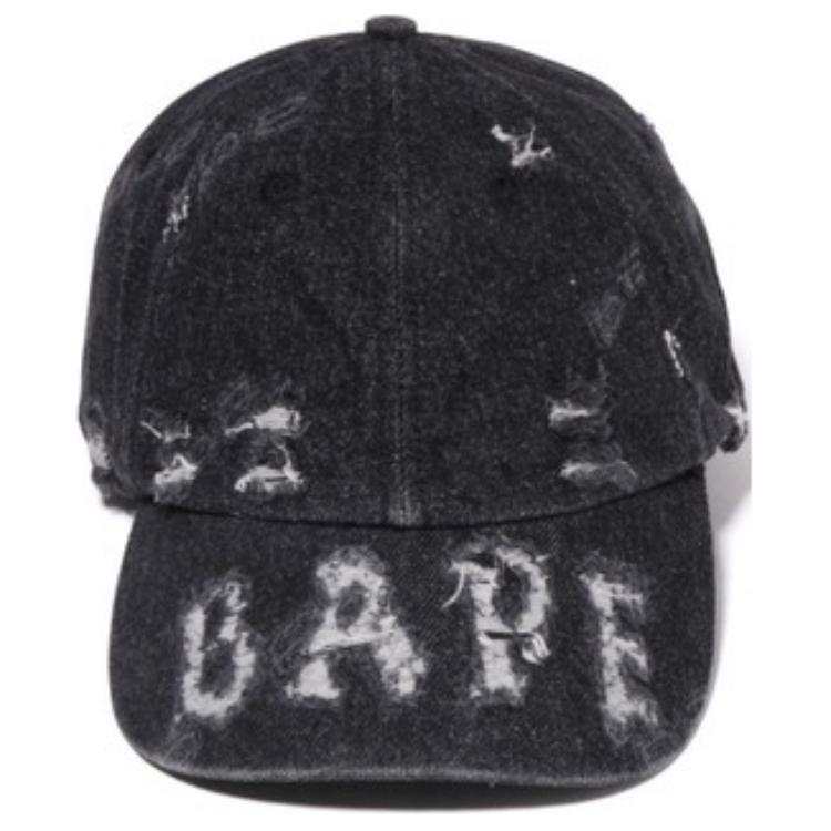 A BATHING APE A BATHING APE Cotton Baseball Caps Men's Blue/Black