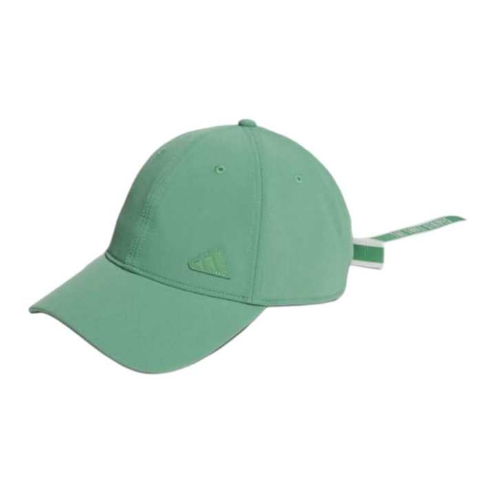 Adidas Adidas Brand Logo Recycled Polyester Baseball Caps Women's Green