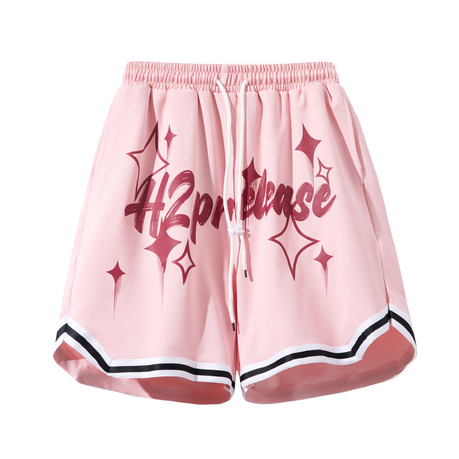 H2P Basketball Shorts Unisex Moderate Straight Fit Pants