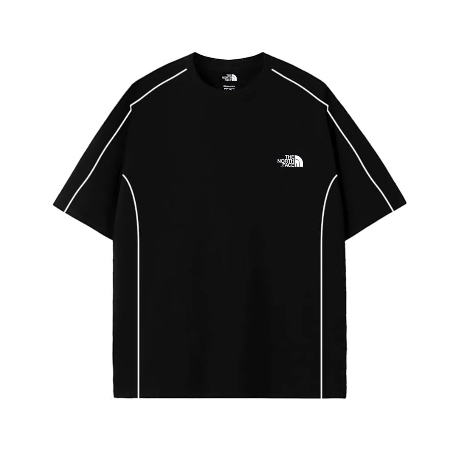 THE NORTH FACE T Shirts Unisex Black Crew Neck Moderate Straight Fit