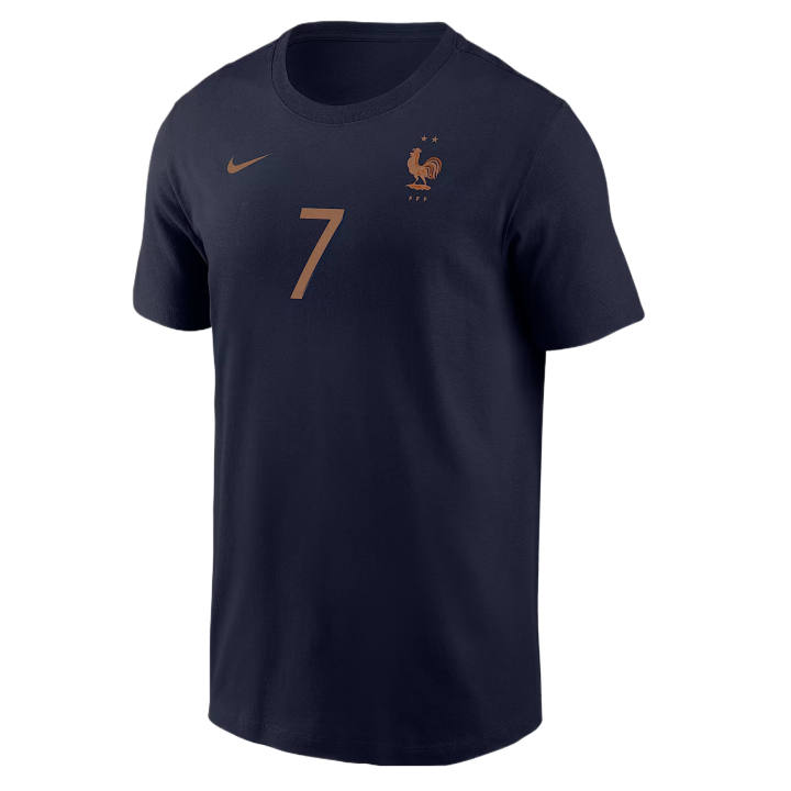 Nike Nike FFF T Shirts Men's University Marine Crew Neck