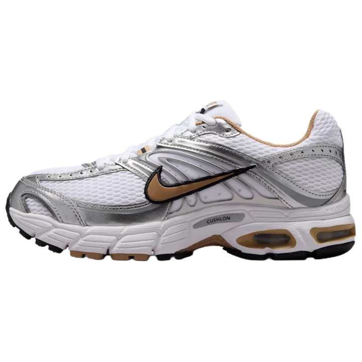 Nike Nike Air Max Moto 2K Running Shoes Women's Low Top White/Metallic Silver/Black/British Khaki