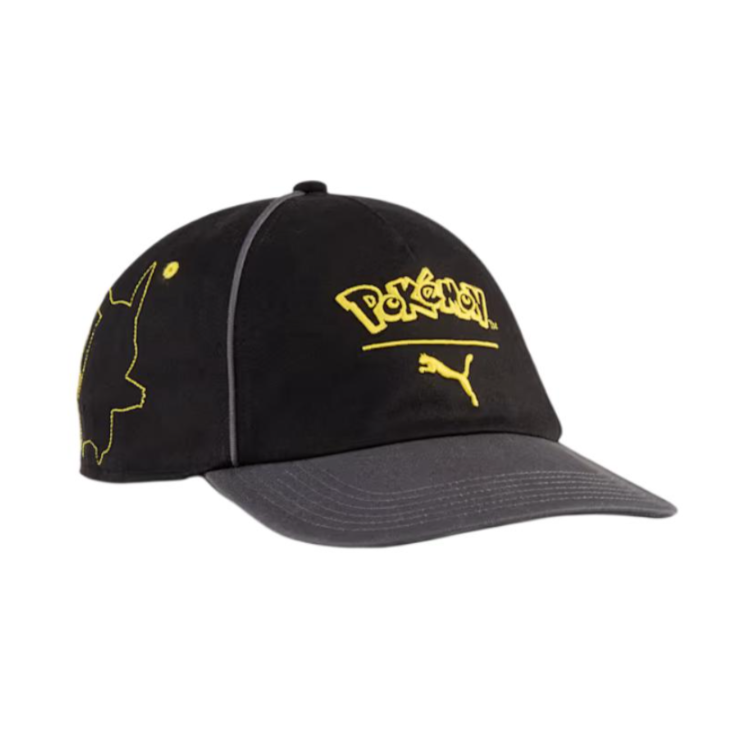 PUMA PUMA Cotton Baseball Caps Unisex Black/Strong Gray