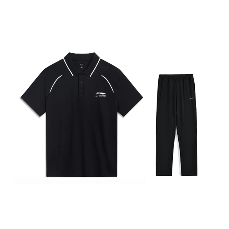 Li-Ning Li Ning Casual Sportswear Men's Polo Collar Moderate