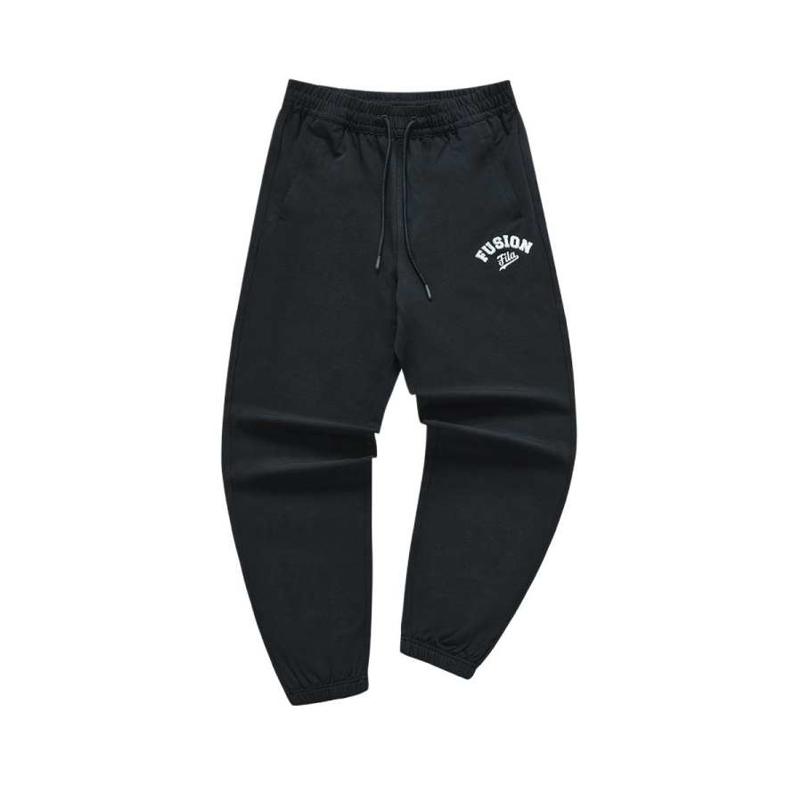 FILA FUSION Knitted Sweatpants Women's Jet Black