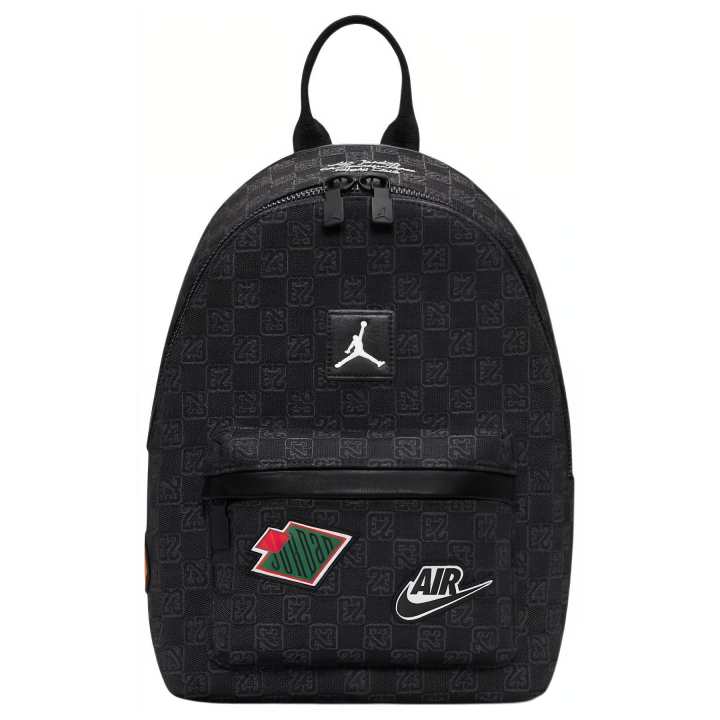 Jordan Jordan Monogram Polyester Backpack Mini Unisex Black