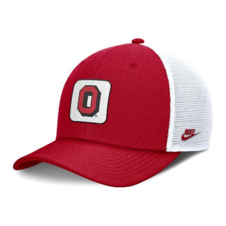 Nike Nike Ohio State Buckeyes Legacy Rise Mascot Men's Nike College Trucker Adjustable Hat