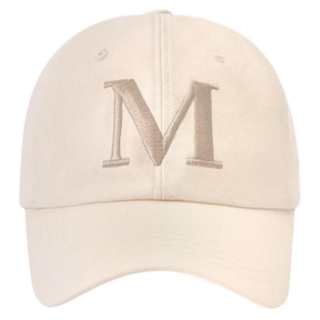 MARDI MERCREDI Cotton Baseball Caps Unisex Beige