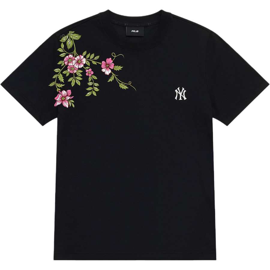 MLB MLB T Shirts Unisex Black Crew Neck Moderate