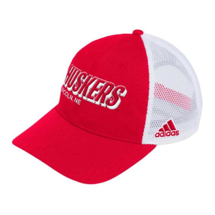 Adidas Adidas Brand Logo Recycled Polyester Baseball Caps Unisex Red