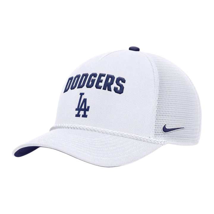 Nike Nike Los Angeles Dodgers Polyester Baseball Caps Unisex White/Blue