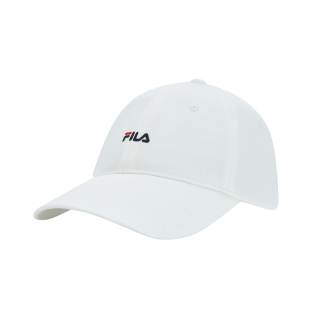 FILA HERITAGE Cotton Baseball Caps Unisex Cloud White