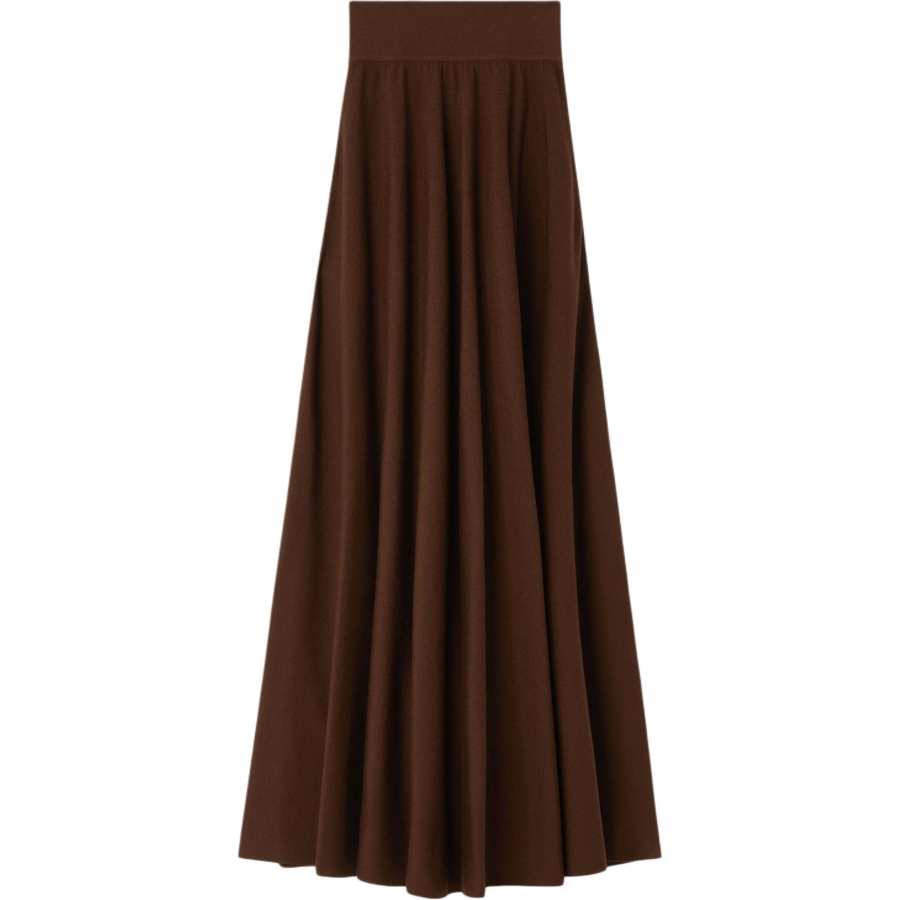 Loro Piana Casual Long Skirts Women's Brown Moderate Long Skirt Other