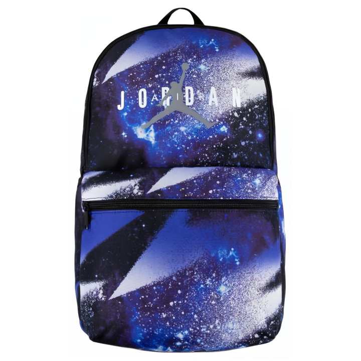 Jordan Jordan Polyester Backpack Unisex Blue Black