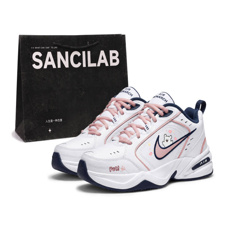Nike Nike Air Monarch 4 Chunky Sneakers Unisex Low Top Pink