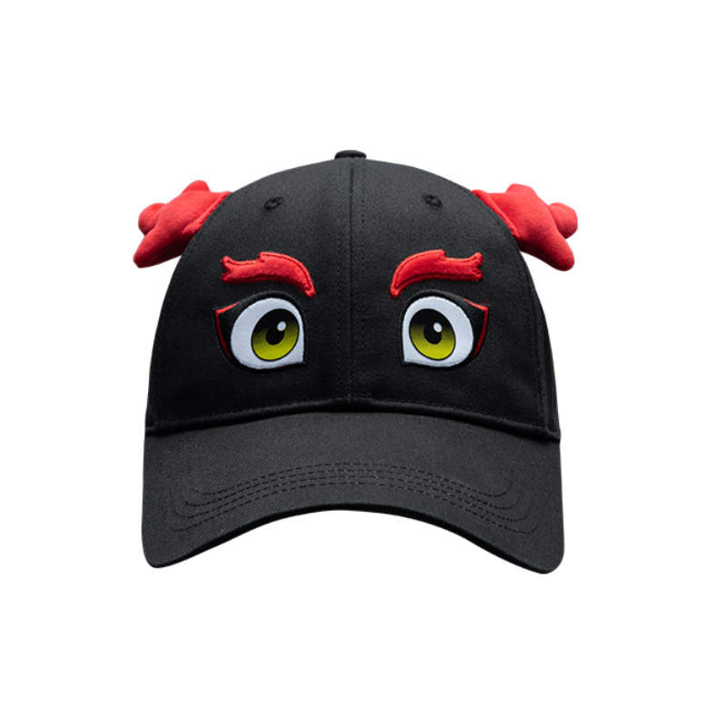 ANTA Anta Twill Cotton Fabric Baseball Caps Unisex Basic Black
