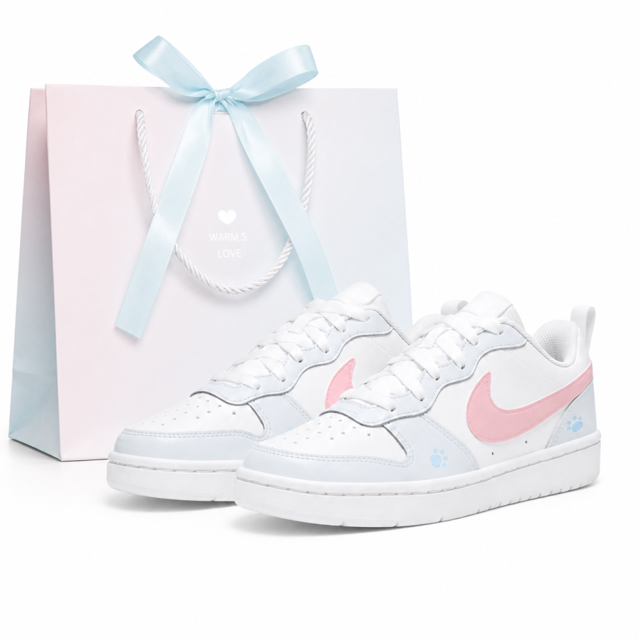 Nike Nike Court Borough Skateboard Shoes Women's Low Top Pink