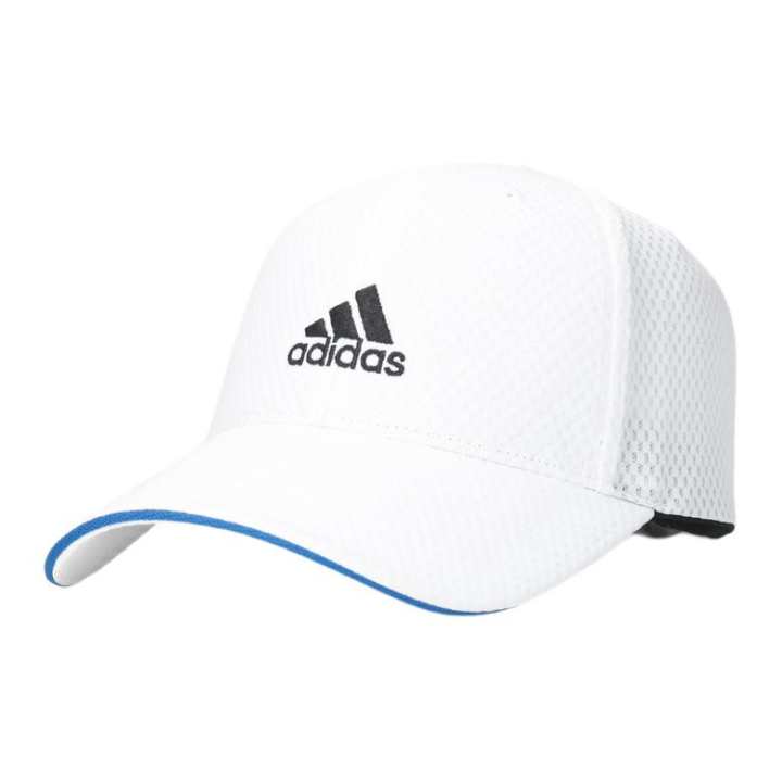 Adidas Adidas Comfortable And Breathable Polyester Baseball Caps Unisex White