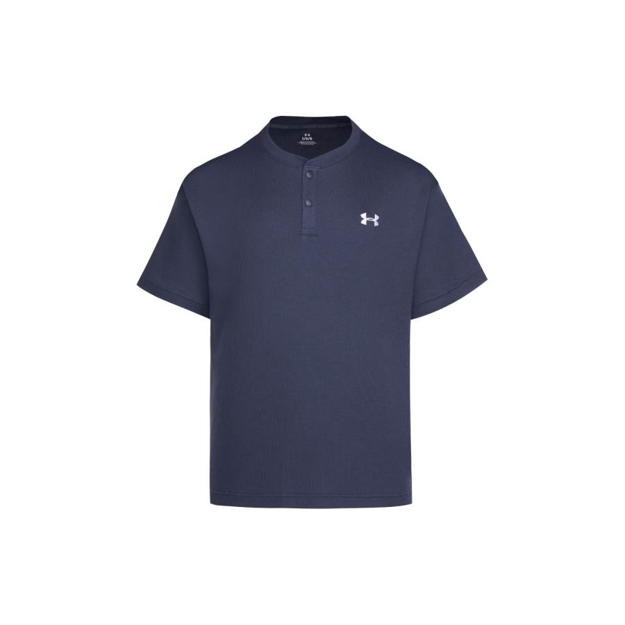 Under Armour T Shirts Men's 403 Washed Marine Blue Crew Neck