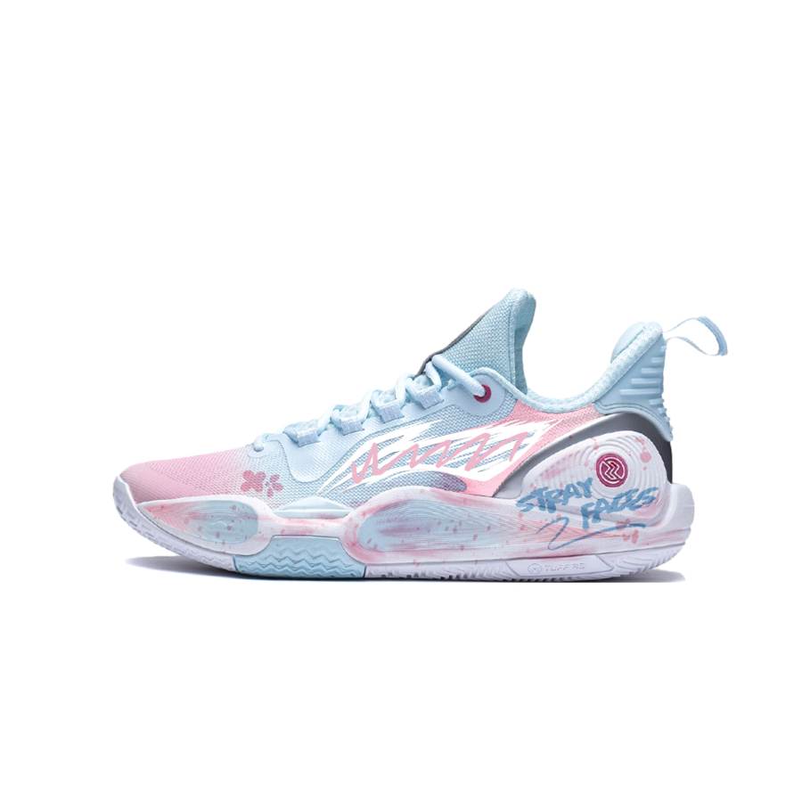 Li-Ning Li Ning Speed 9 Basketball Shoes Men's Low Top Blue/Pink