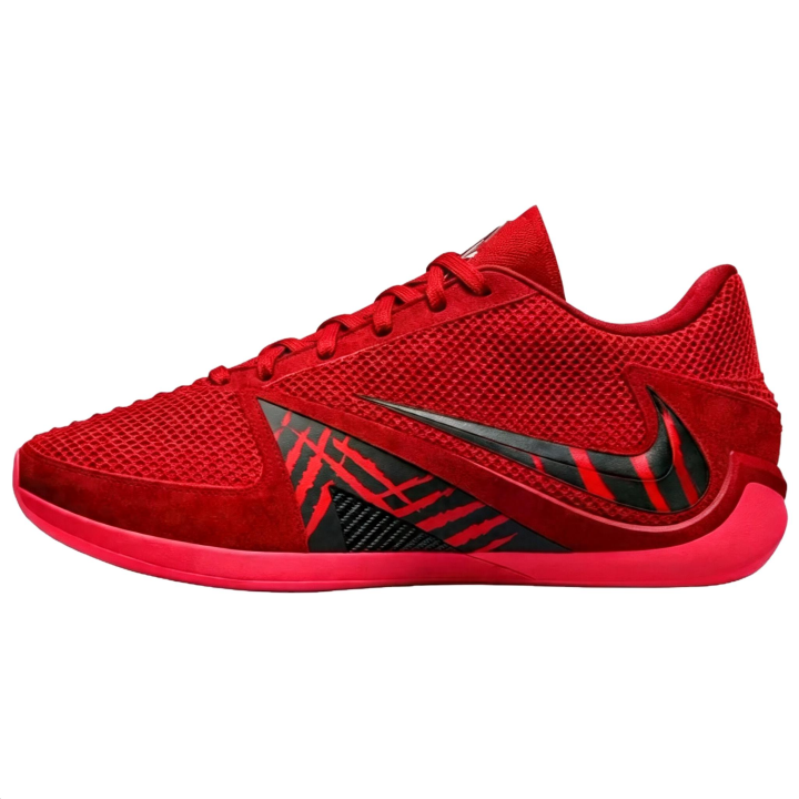 Nike Nike Ja Morant 4th Generation Low top Basketball Shoes Unisex Silver Red