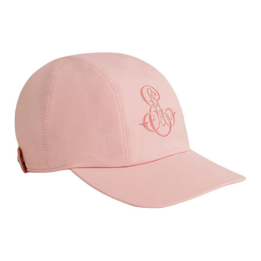 HERMES HERMES Cotton Baseball Caps Women's Pink