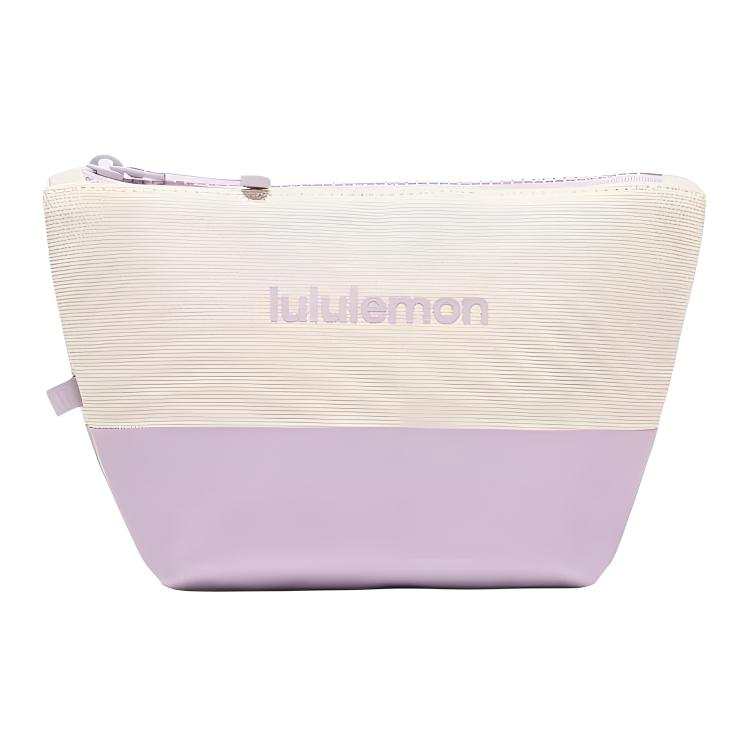 Lululemon Cotton Clutch Mini Women's Beige & Light Purple