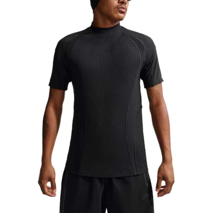 Nike Nike Dri FIT ADV T Shirts Men's Black Half Turtleneck