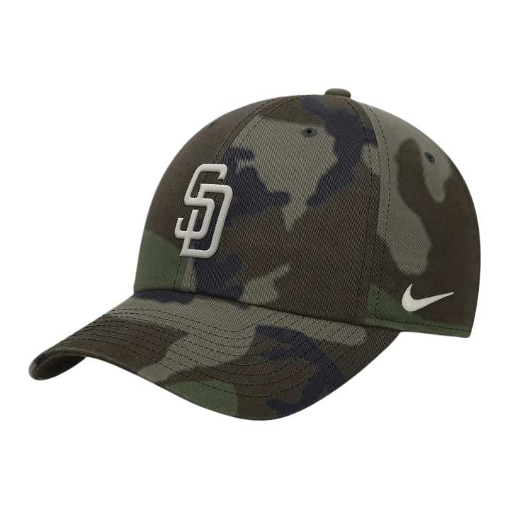 Nike Nike Cotton Baseball Caps Men's Green Camouflage