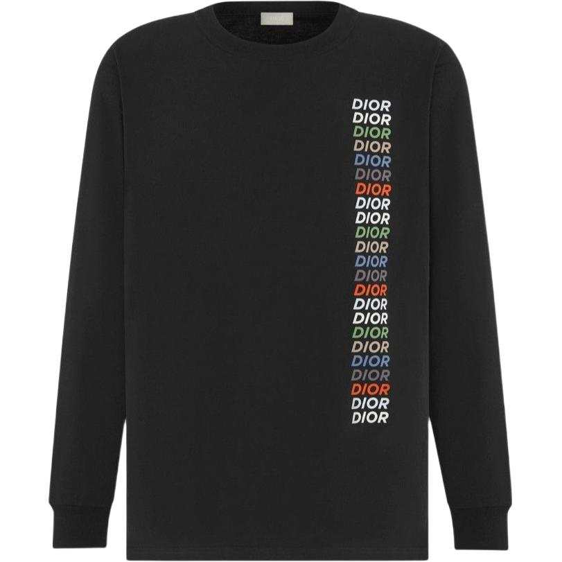 DIOR DIOR T Shirts Men's Black Crew Neck