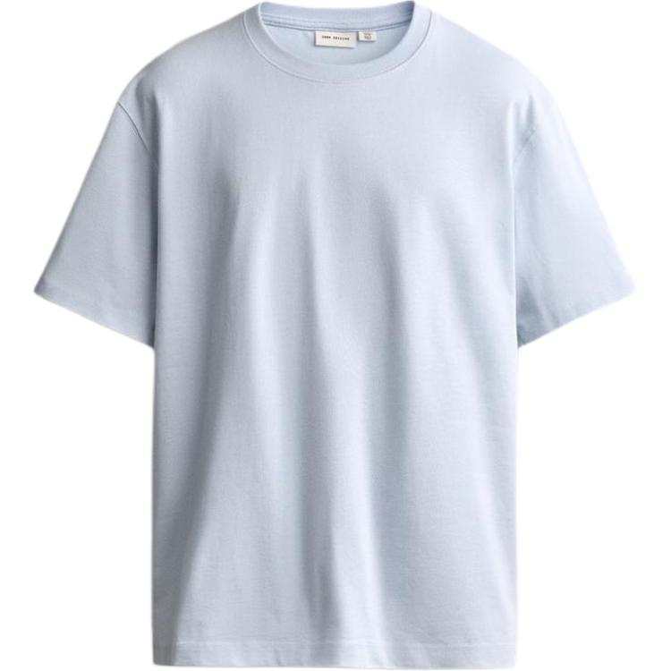 ZARA ORIGINS T Shirts Men's Light Sky Blue Crew Neck