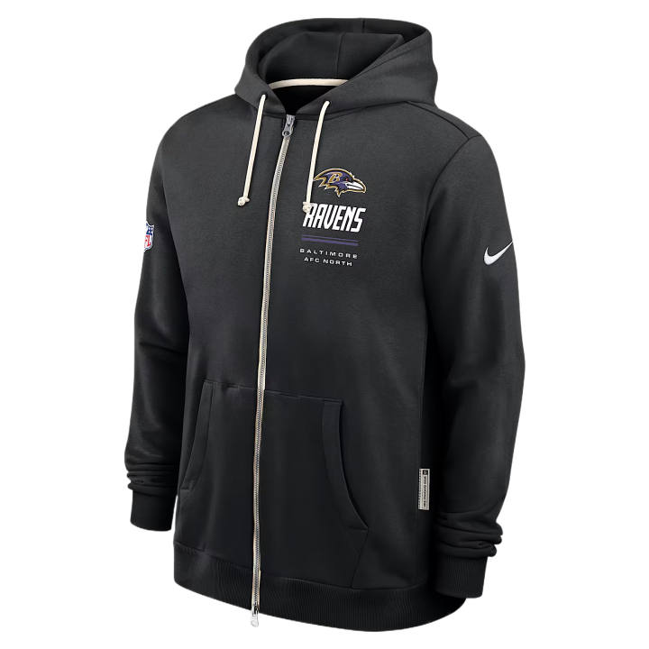 Nike Nike NFL Sweatshirts Men's Black Hooded Non Detachable Moderate