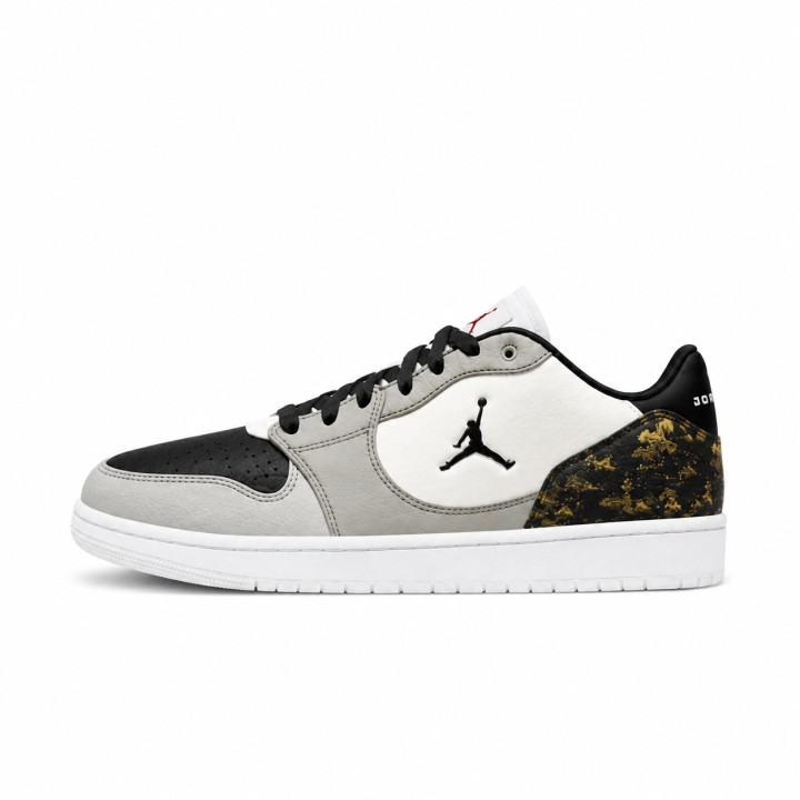 Jordan Jordan COURT CONNECT Skateboard Shoes Men's Low Top Black Gray Gold