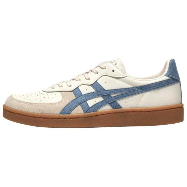 Onitsuka Tiger GSM Skateboard Shoes Unisex Low Top Ecru Blue