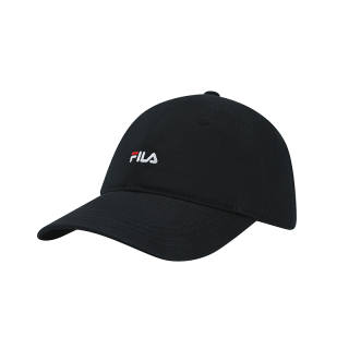 FILA HERITAGE Cotton Baseball Caps Unisex Black