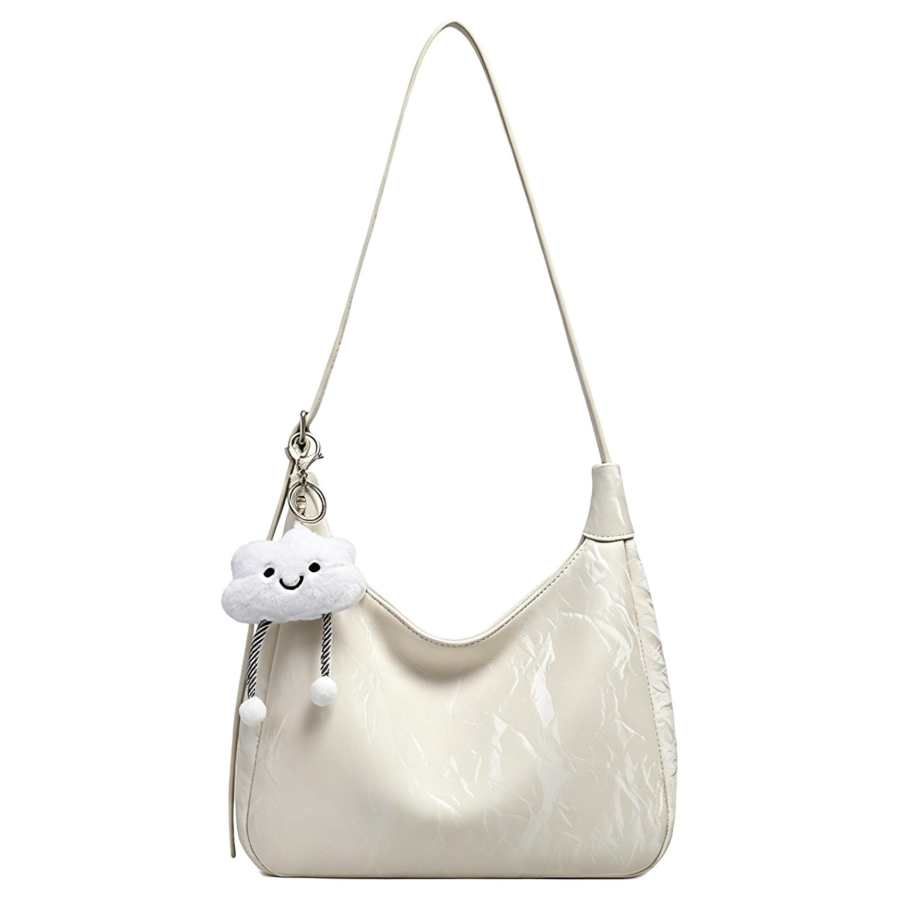 LOLLiPOPS Crossbody Bags Ecru Charm Included