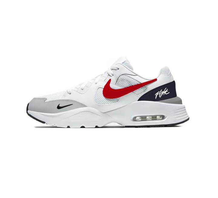 Nike Nike Air Max Fusion Running Shoes Unisex Low Top White, Red, Gray, Black & Blue