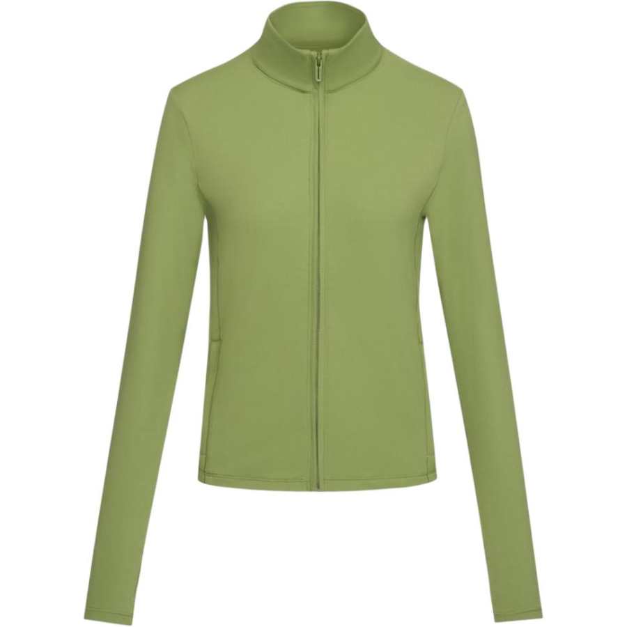 Under Armour Meridian Jackets Women's Warm Olive Green Stand Collar Moderate