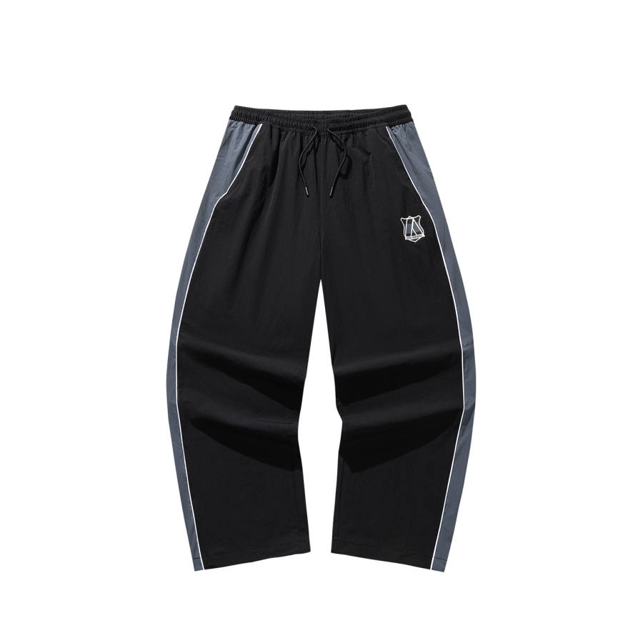 ANTA Basketball Collection Casual Pants Men's Basic Black/Men's Clothing Gray 2 Moderate Wide Leg Pants