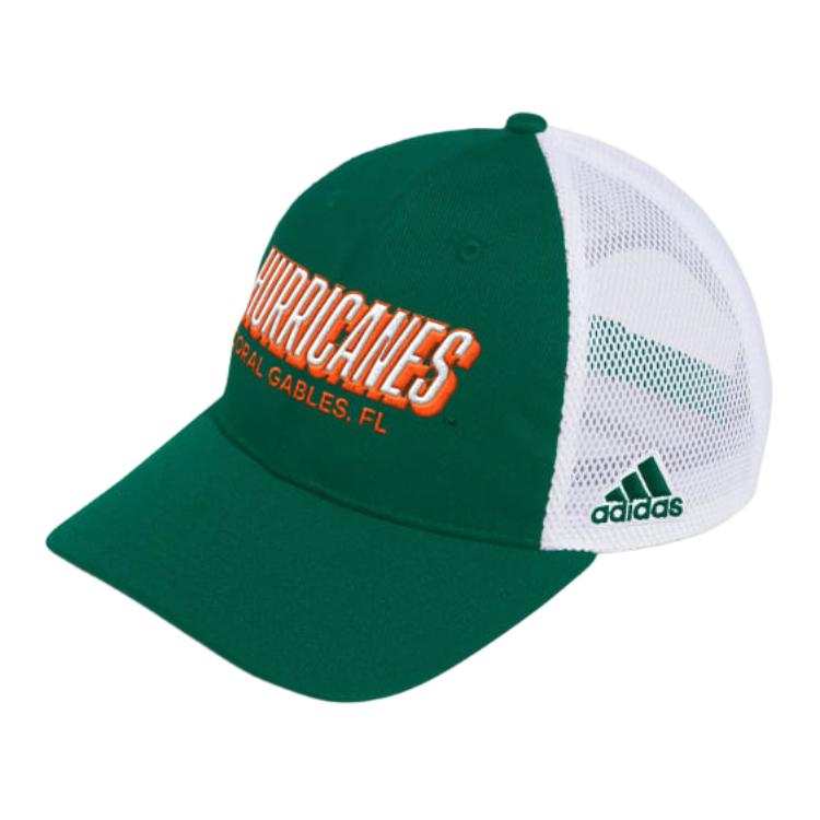 Adidas Adidas Brand Logo Recycled Polyester Baseball Caps Unisex Dark Green/White