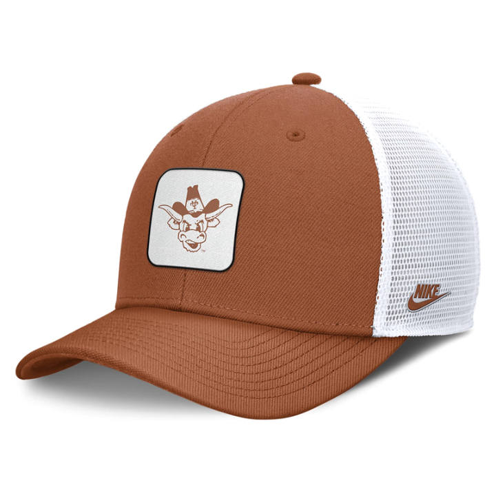 Nike Nike Texas Longhorns Legacy Rise Mascot Men's Nike College Trucker Adjustable Hat