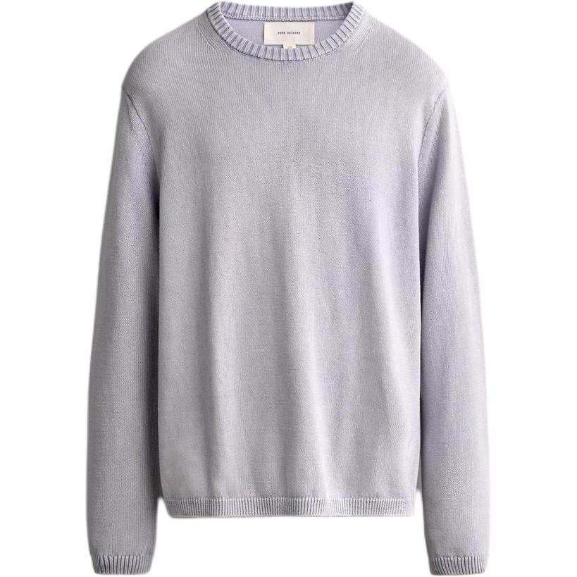 ZARA ORIGINS Knitwear Men's Blue/Light Purple Crew Neck Moderate