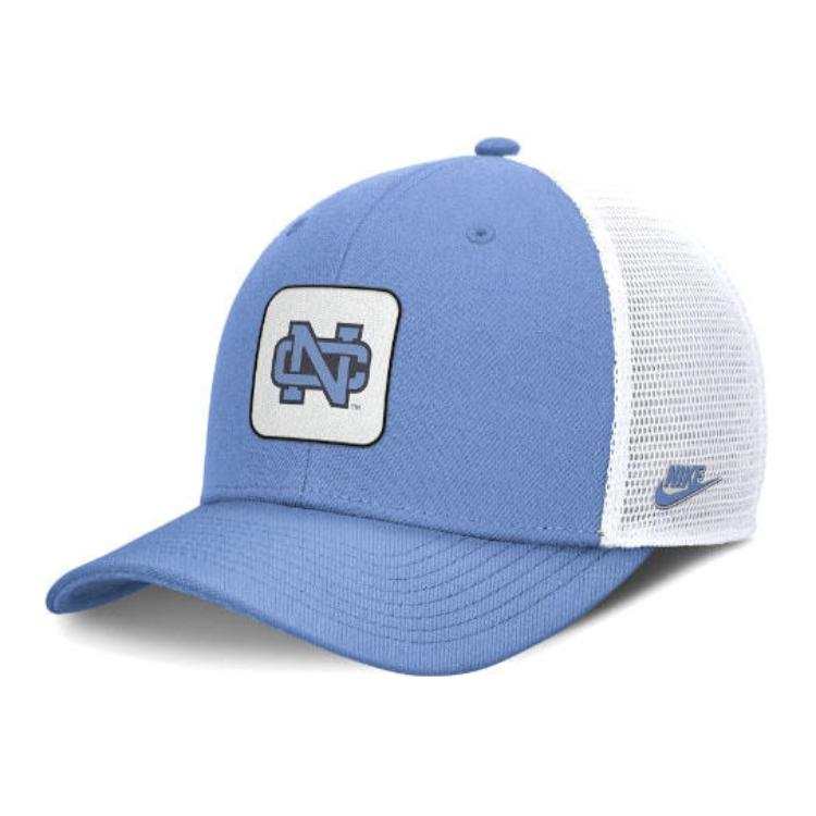 Nike Nike North Carolina Tar Heels Legacy Rise Mascot Men's Nike College Trucker Adjustable Hat