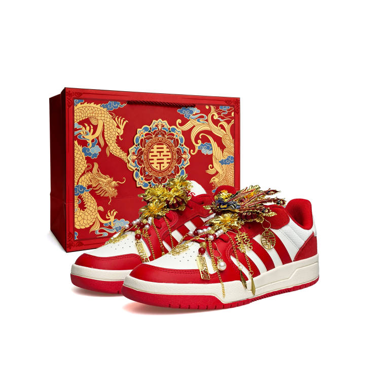 Adidas Adidas ENTRAP Skateboard Shoes Unisex Low Top Red
