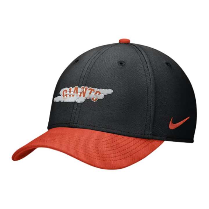 Nike Nike Elastane Baseball Caps Men's Black/Orange